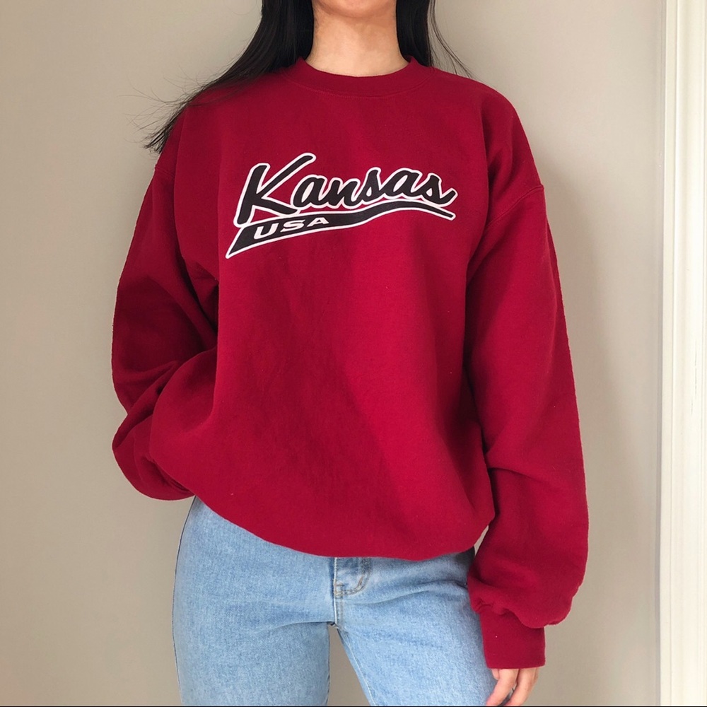 Vintage Kansas USA crewneck sweatshirt